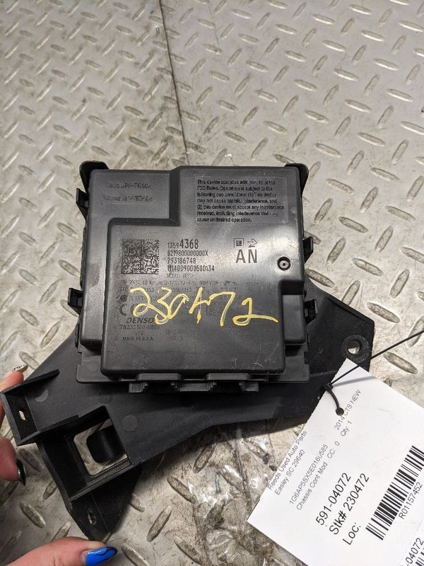 Chassis ECM Theft-locking Keyless Entry Fits 15-16 SRX 1157452