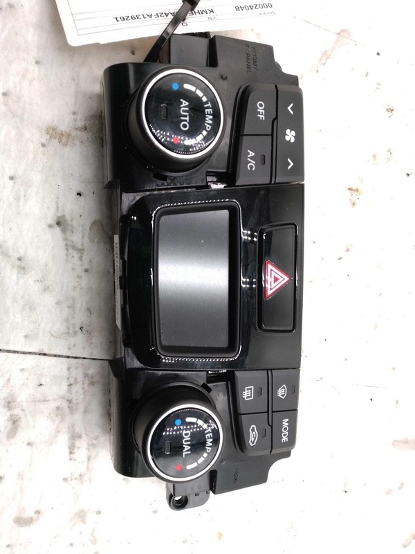Used A/C Selector Switch fits: 2015 Hyundai Sonata w/navigation automatic temper