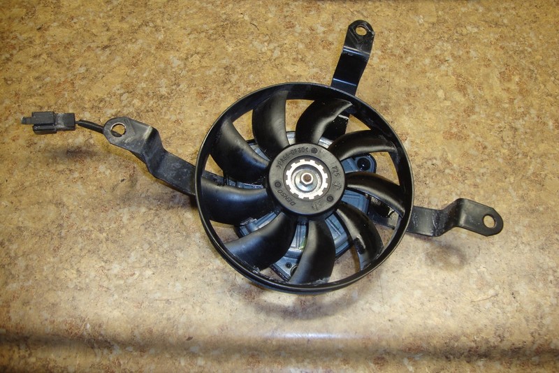 2008 Kawasaki Ninja EX250 EX 250 J EX250J Coolant Radiator Fan Motor Cooling 09