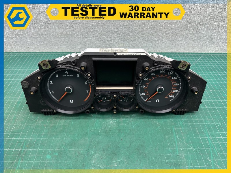 06-12 BENTLEY Flying Spur INSTRUMENT CLUSTER SPEEDOMETER OEM