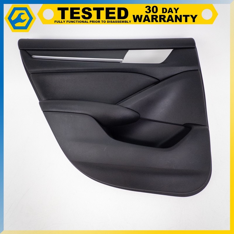 18-22 HONDA ACCORD REAR LEFT SIDE INTERIOR DOOR PANEL TRIM BLACK OEM
