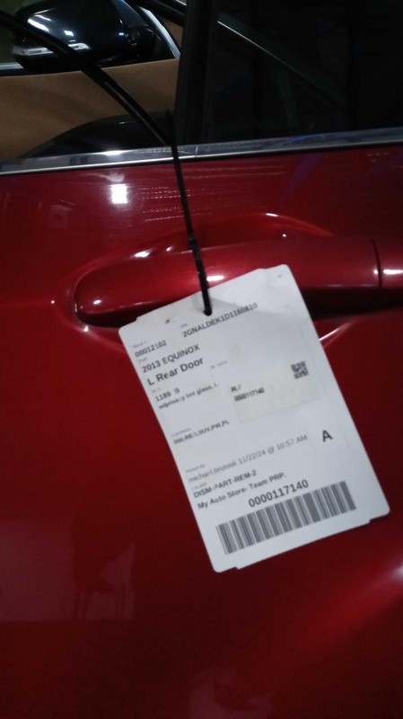 2013 Chevrolet Equinox Left Door Red OEM PW PL 4DR SUV 136972 153K Miles