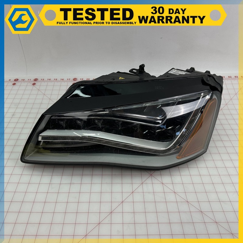 11-14 Audi S8 A8 Quattro FRONT LEFT DRIVER SIDE HEADLIGHT LAMP OEM