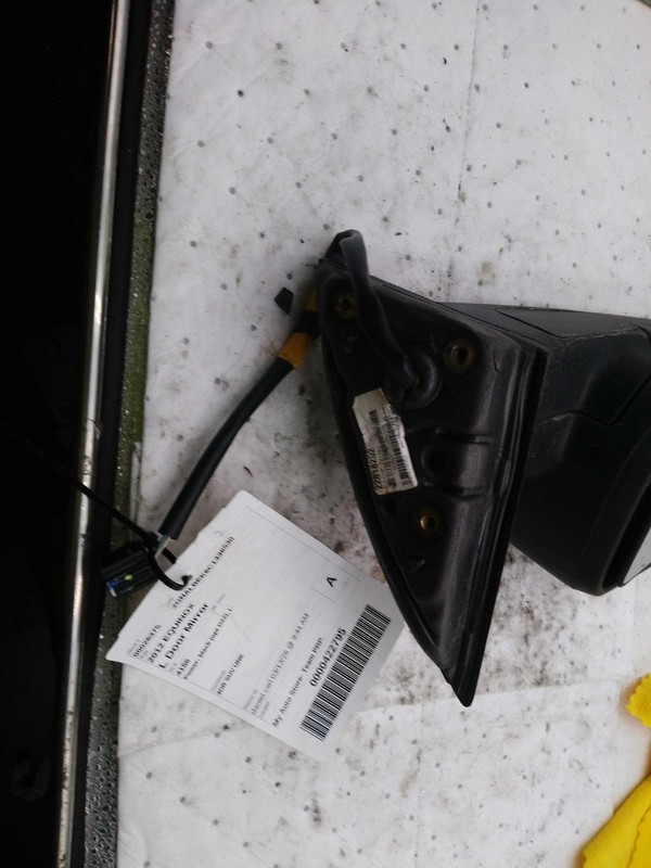 2012 Chevrolet Equinox Left Door Mirror Assembly Silver 425425 175K Miles