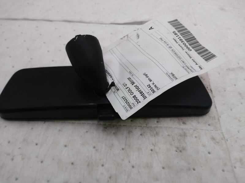 2008 Volkswagen Golf GTI OEM Red Interior Rear View Mirror, Used, 133K Miles