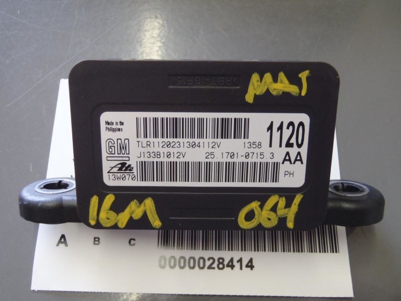 Stability Control Module Yaw Rate Sensor Fits 2012-2014 Buick Verano 69991