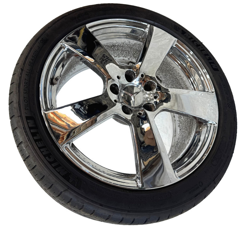 📌 2010-2013 MERCEDES E350 5-SPOKE'18' REAR CHROME WHEEL (212-401-14-02) OEM