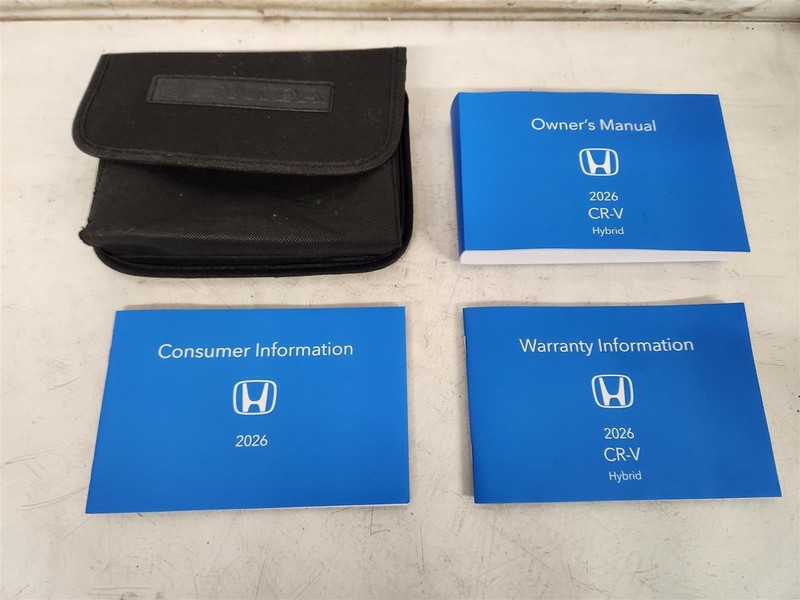 2023-2025 Honda Cr-V Hybrid Manufacturer Owners Manual