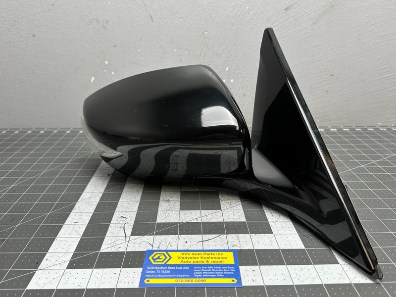 16-23 Nissan Maxima RIGHT PASSENGER SIDE REAR VIEW DOOR MIRROR Black OEM