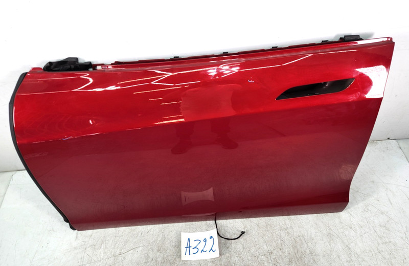 ✅ 16-20 OEM Tesla Model S Front Left Driver Side Door Shell Panel Red PPMR*