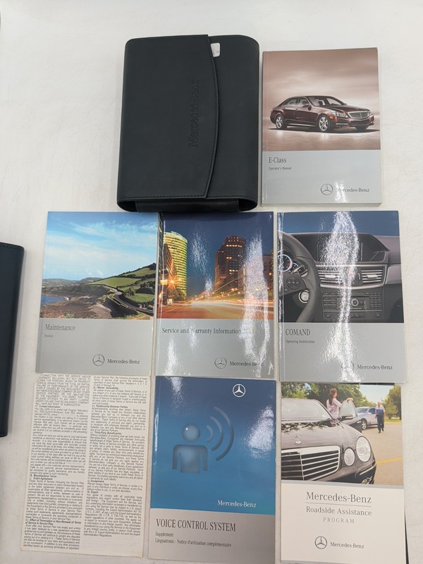 2011 Mercedes Benz E Class Owners Manual With Case And Navigation System