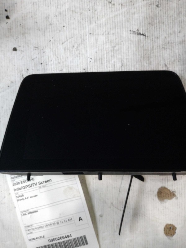 2020 Ford Escape Infotainment Display OEM White 91000 Miles NJ25-20637-503202