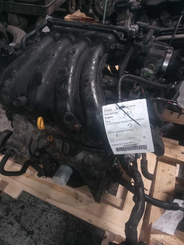 Used Engine Complete Assembly fits: 2010 Nissan Sentra 2.0L VIN A 4th digit MR20
