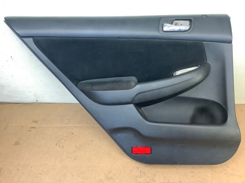03-05 Accord 4DR LX Sedan Left Rear Door Interior Panel Lining Black Used OEM