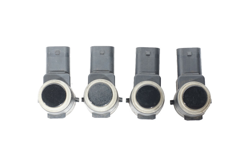 07-09 MERCEDES S550 W221 PARKING AID PARK SENSOR A2215420417 BLACK SET OF 4 OEM