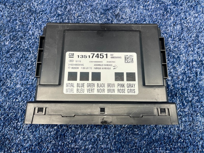2016–2020 Cadillac CT6 Body Control Module BCM OEM 13517451