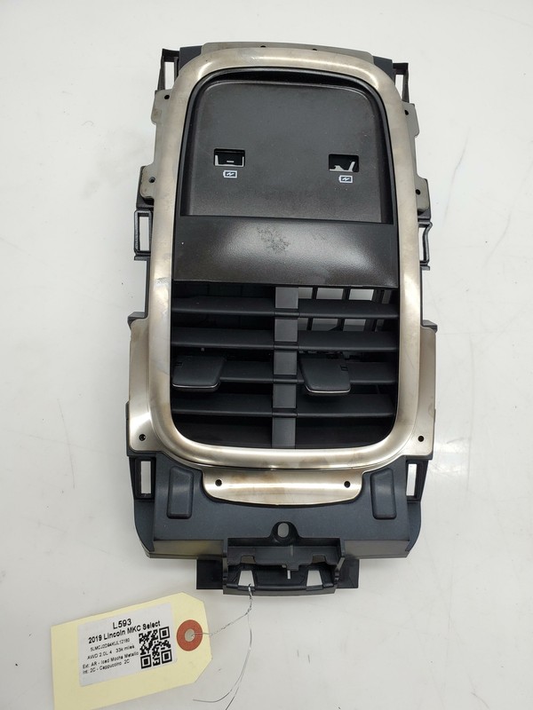 Center Rear Console Air Vent Trim Panel 2019 Lincoln MKC 2015 2016 2017 2018 X