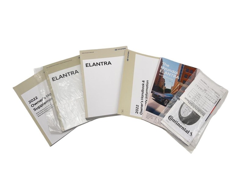 2022 HYUNDAI ELANTRA OWNERS MANUAL 2.0L AT FWD 72K -SEL- 61788