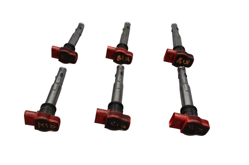11-18 Audi A8 A8 A7 Quattro Front Engine Ignition Coil Set Of 6 06E905115 OEM