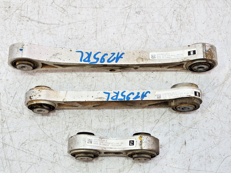 ✅ 16-20 OEM Tesla Model S Rear Left Driver Side Lower Upper Control Arm SET Of 3