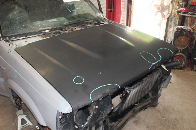 89-93 Mazda B-2600 Gray Hood Assembly