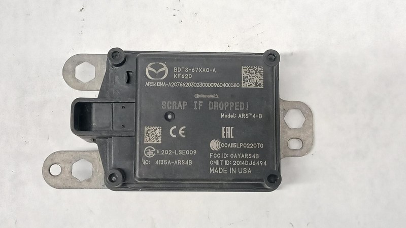 19-'23 MAZDA 3 front radar unit adaptive cruise control OEM 1 Year Wnty!