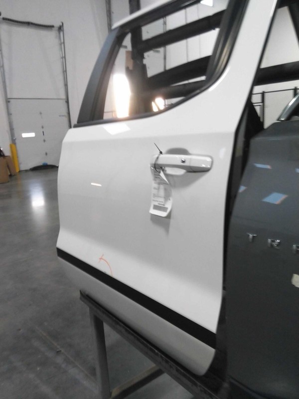 2019 Chevrolet Silverado 1500 Left Door White Scratch 140K Miles OEM Part