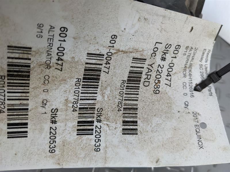 Alternator Fits 10-19 TERRAIN 1077824