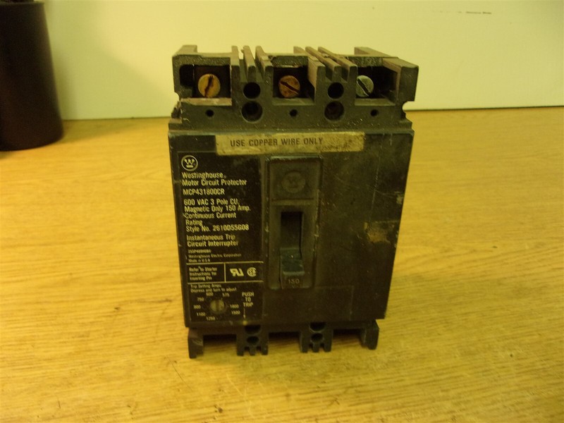 Westinghouse MCP431800CR 600VAC 3-Pole Circuit Breaker *FREE SHIPPING*