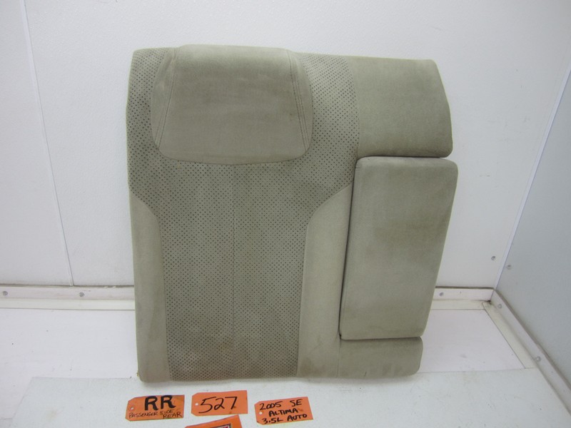 FITS 05 ALTIMA RIGHT PASSENGER SIDE REAR BACK SEAT TOP TAN CLOTH RR R CUP HOLDER