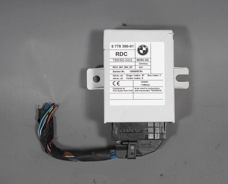 BMW E85 E86 Z4 Tire Pressure Monitoring System TPMS RDC Module 2006-2008 USED OE