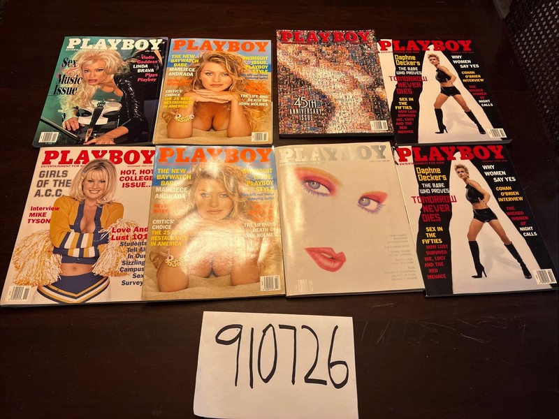 Playboy 1998 Magazine Lot of 8