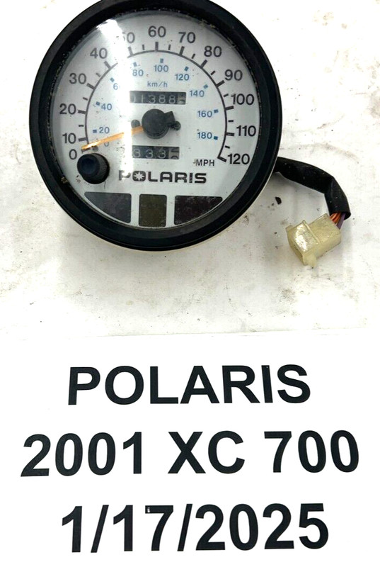 POLARIS SNOWMOBILE 2001-2004 XC SP RMK SPEEDOMETER GAUGE 3280348 1382 MILES