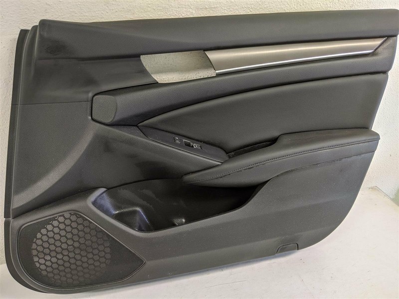 2018 2019 Honda Accord 4Dr Lx Front Right Passenger Interior Door Panel Trim Blk