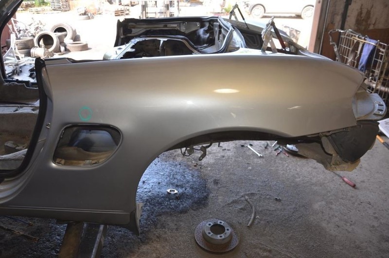 1997-2004 Porsche Boxster S Silver Driver Left Rear Quarter Panel