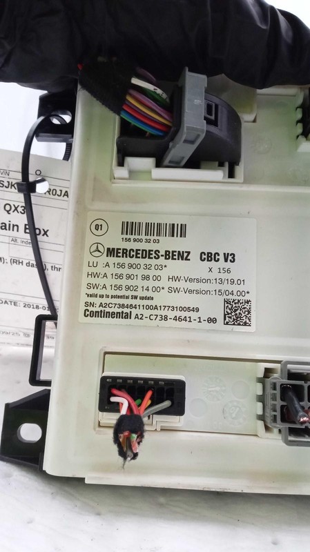2018 INFINITI QX30 Body Control Module OEM 284B25DA3A 99k Miles White