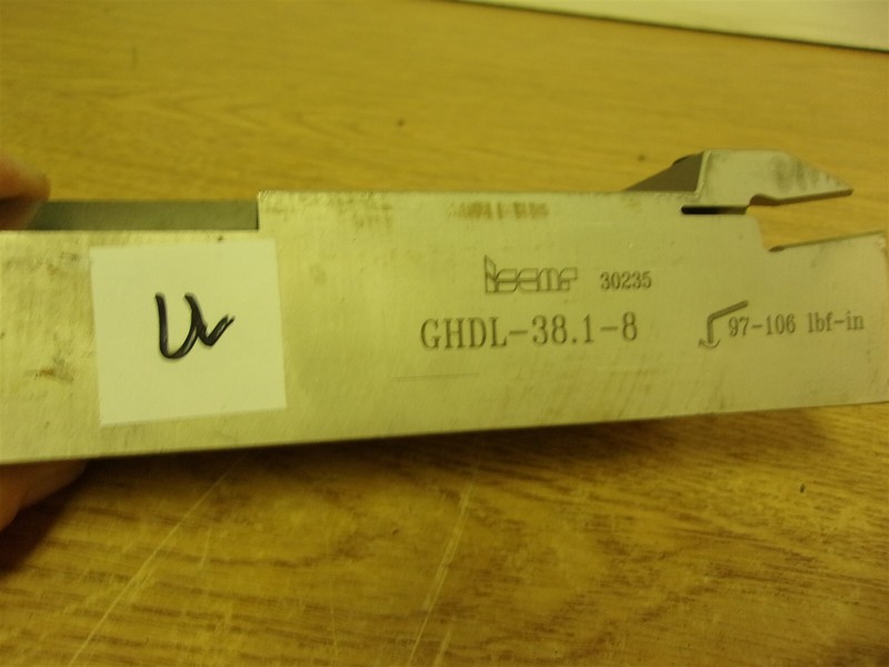 Iscar GHDC-38.1-8 Tool Holder "U" *FREE SHIPPING*