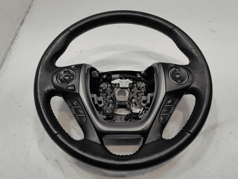 2016-2018 Honda Pilot EX-L Touring Leather Steering Wheel W/ Switch OEM Black