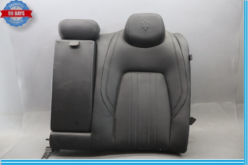 14-17 Maserati Ghibli Rear Left Top Upper Seat Cushion Cover Assembly Black Oem