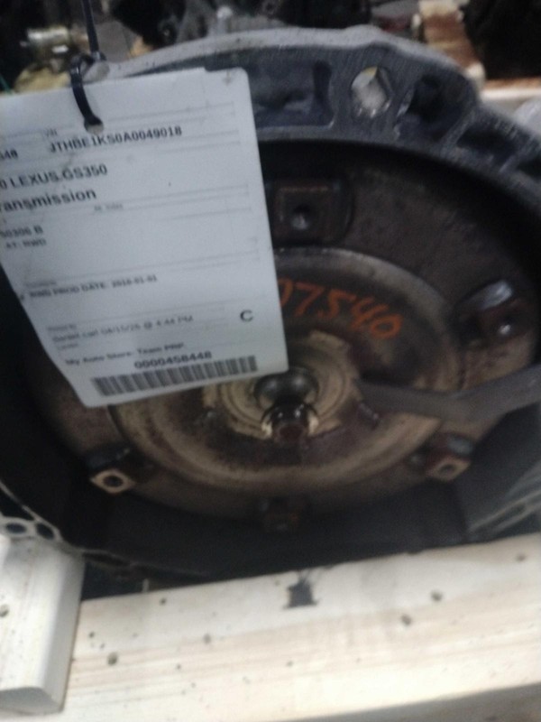 2010 Lexus GS350 Automatic Transmission Assembly RWD 188K OEM Warranty