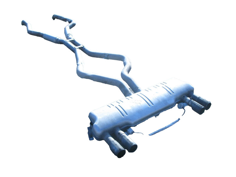 10-14 BMW E70 X5M E71 X6M EXHAUST MUFFLER SILENCER REAR TAIL PIPE OEM 111622