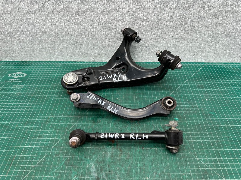 15-21 Subaru WRX REAR LEFT SUSPENSION CONTROL ARM SET OF 3 OEM
