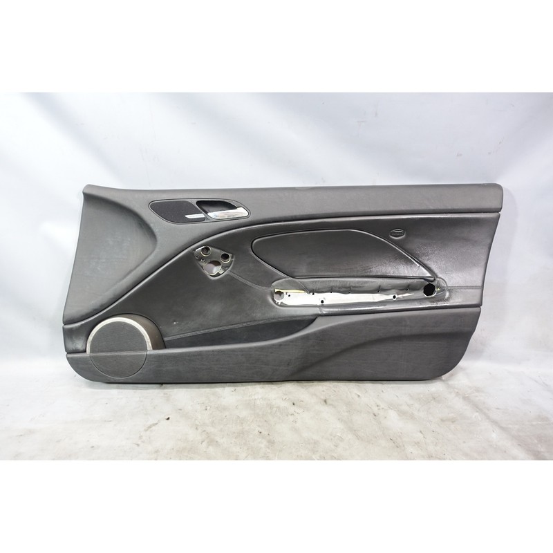 2001-2002 BMW E46 M3 Right Front Int Door Panel Trim Skin Black Napa Titan OEM