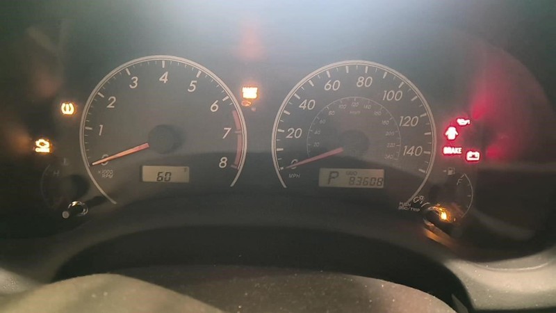 2012-2013 Toyota Corolla Speedometer Instrument Cluster 1.8L MPH