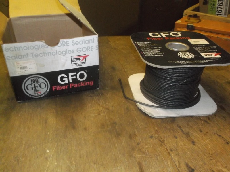 Gore Y10262A5 GFO Fiber Packing 1/8" x 5 Pound A-G6275-2 *FREE SHIPPING*