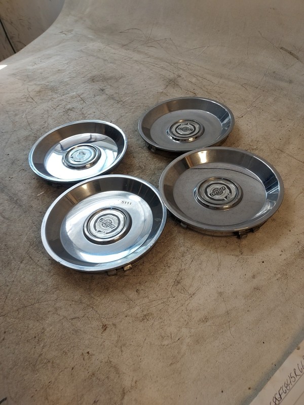 Set of 4 OEM 2005-2008 Chrysler Pacifica Chrome Center Caps Hubcaps 04880230AB