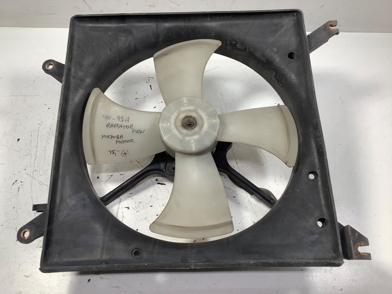 90-93 Honda Accord Radiator Fan Assembly Mitsuba Motor OEM