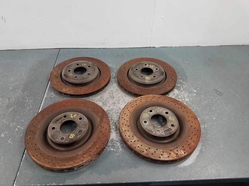 2013 Chevy Corvette C6 Grand Sport Brake Rotor Set #1183 I4