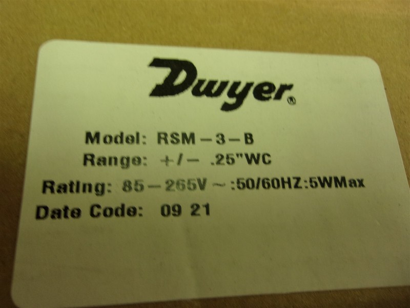Dwyer RSM-3-B Room Status Monitor *FREE SHIPPING*