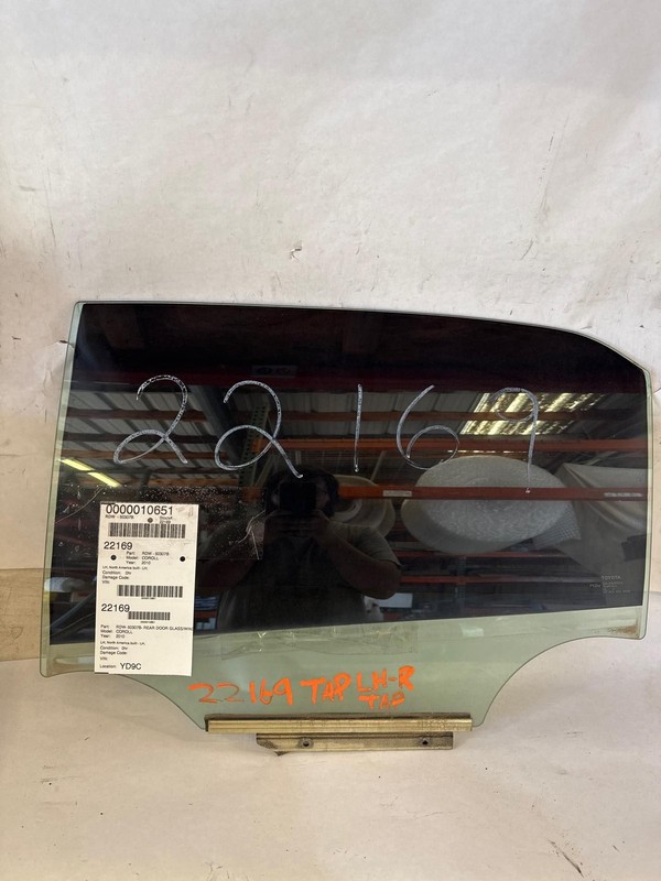 Rear Door Glass/window TOYOTA COROLLA Left 09 10 11 12 13